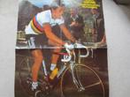 wielerposter wk colnago  giuseppe saronni -bert drogan ddr, Zo goed als nieuw, Verzenden