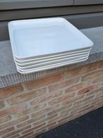 vierkante borden, Ophalen of Verzenden, Zo goed als nieuw, Bord(en), Effen
