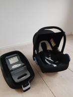 Zwarte Maxi-Cosi met verkleinkussen + familyFix, Kinderen en Baby's, Autostoeltjes, Ophalen, Zo goed als nieuw, Maxi-Cosi