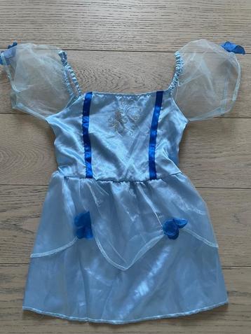 Blauw verkleedjurkje prinses, maat 98 beschikbaar voor biedingen