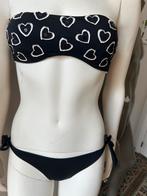 Bikini-hoofdband en zwarte tangakousen S 75, Kleding | Dames, Badmode en Zwemkleding, Twinset, Zwart, Ophalen of Verzenden, Bikini