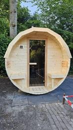 2.5M Barrel Sauna van Scandinavisch grenenhout, Verzenden, Nieuw, Fins of Traditioneel, Complete sauna