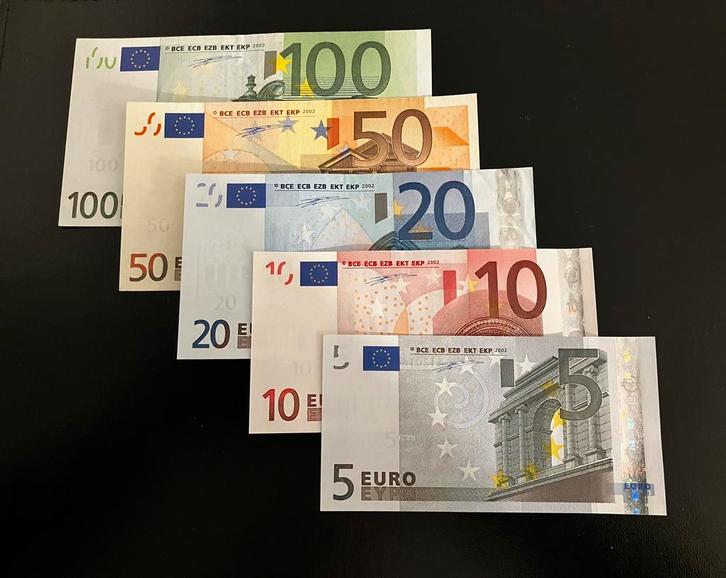Coffret de 5€ à 100€ - - Duisenberg - Belgique (Z), Timbres & Monnaies, Billets de banque | Europe | Euros, Série, Belgique, 100 euros