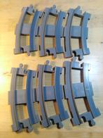 Lego Duplo 2735 - 6 gebogen rails (A), Ophalen of Verzenden, Duplo