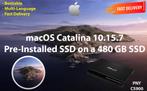 macOS Catalina 10.15.7 Voor-Geïnstalleerde PNY SSD 480GB OSX, Computers en Software, Nieuw, MacOS, Verzenden
