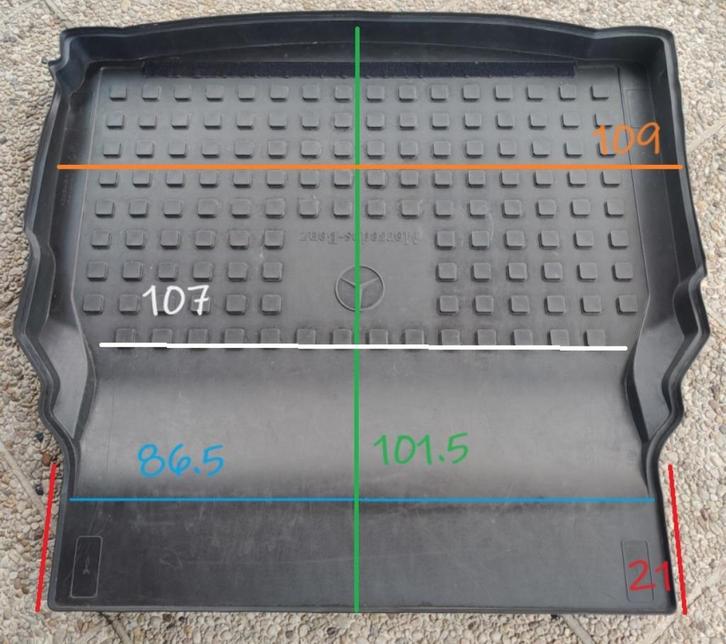 koffermat Mercedes C-klasse, Autos : Divers, Tapis de coffre, Utilisé, Enlèvement