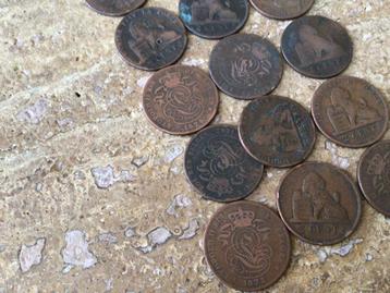Muntstukken belgie vanaf 1873 tot  beschikbaar voor biedingen