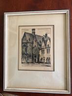 kerkje, Antiek en Kunst, Kunst | Etsen en Gravures, Ophalen