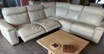 hoeksalon leder met elektrische relaxen, Huis en Inrichting, Ophalen, Gebruikt, Leer