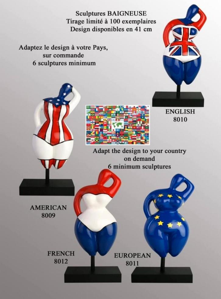 Collection Déesse sculptures, Baigneuses, chiens etc, Antiquités & Art, Art | Objets design, Enlèvement ou Envoi