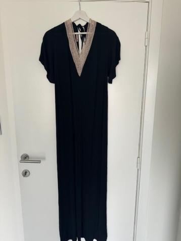 heel mooie onesize zwarte jumpsuit met kant Nieuw 