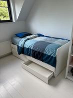 Bed +onderbed &opberglades incl. 1 matras+2 dekbedden, Huis en Inrichting, Ophalen, Gebruikt