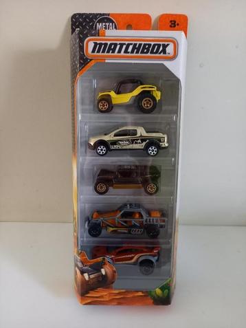 Matchbox 5 pack Desert (2016), Enlèvement ou Envoi, Neuf, Voiture, Matchbox