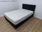 Boxspring 140x200 220€ LEVERING GRATIS 0488790706, Enlèvement ou Envoi, 140 cm, Utilisé, 200 cm