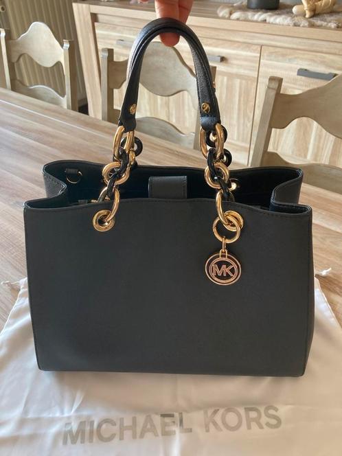 Lederen handtas Michael Kors, Handtassen en Accessoires, Tassen | Damestassen, Zo goed als nieuw, Handtas, Ophalen of Verzenden