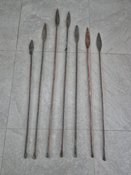 Lots de lance africaine, Antiek en Kunst, Curiosa en Brocante, Ophalen of Verzenden
