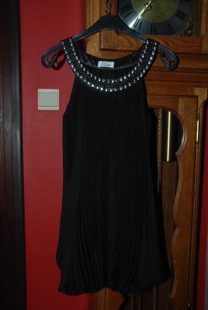 Zwarte „" Cleopatra "” kerstjurk T152 of 11/12A als NIEUW!”, Kinderen en Baby's, Kinderkleding | Maat 152, Zo goed als nieuw, Meisje