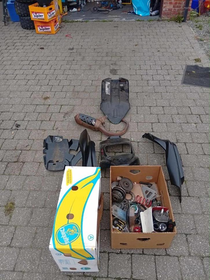 Yamaha booster, Fietsen en Brommers, Scooters | Yamaha, Gebruikt, Overige modellen, Klasse B (45 km/u), Benzine, Ophalen of Verzenden