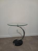 Tafel, Rond, Ophalen, 45 tot 60 cm, Glas