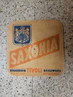 Oud bierviltje saxonia Tivoli Antwerpen, Verzamelen, Ophalen of Verzenden