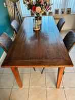 Landelijke massieve kloostertafel, Huis en Inrichting, Tafels | Eettafels, Ophalen