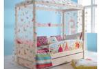 LIFETIME hemelbed prinses met bedlade kleur whitewash, Ophalen, Zo goed als nieuw