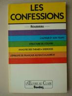 6. Les confessions Rousseau Bordas 1991 Œuvre au Clair, Gelezen, Europa overig, Verzenden, Jean-Jacques Rousseau