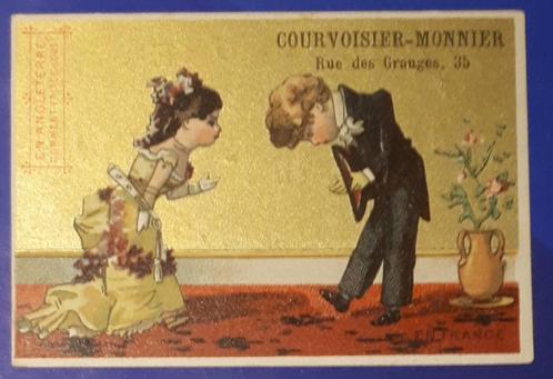 Vintage CHROMOLITHO :COURVOISIER-MONNIER Besançon rond 1890, Antiek en Kunst, Kunst | Litho's en Zeefdrukken, Verzenden