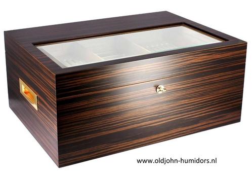 H175EB  ADORINI HUMIDOR  VITTORIA DELUXE EBBEN 500 SIGAREN, Verzamelen, Rookartikelen, Aanstekers en Luciferdoosjes, Nieuw, Tabaksdoos of Verpakking