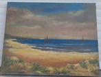 huile sur toile marine signe jo bossuyt, Antiek en Kunst, Kunst | Schilderijen | Klassiek, Ophalen of Verzenden