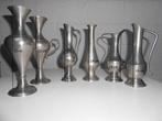 Tinnen vaasjes     6 euro/stuk, Antiek en Kunst, Ophalen