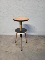 Tripod vintage plantenstandaard of tafeltje met 2 etages, Ophalen