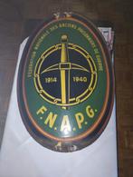 plaque emailee fnc, Collections, Objets militaires | Général, Enlèvement ou Envoi, Autres, Autres types
