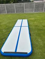 Airtrack 6m, Sport en Fitness, Turnen, Ophalen, Gebruikt, Blauw, Materiaal
