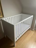 BABYBED + AEROMOOV MATRAS + overtrek 120x60, Kinderen en Baby's, Kinderkamer | Bedden, Ophalen, Zo goed als nieuw, Minder dan 140 cm