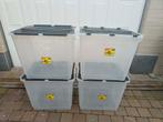 4 grote bakken 100l, Enlèvement, Comme neuf