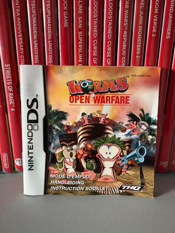 Worms Open Warfare (DS) - Handleiding beschikbaar voor biedingen