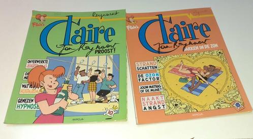 stripboek strip Claire lot 2 stuks, Livres, BD, Utilisé, Plusieurs BD, Envoi
