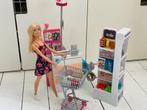 Setje barbie in de supermarkt, Comme neuf, Enlèvement ou Envoi, Barbie