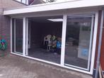 4 delige schuifpuien wit kunststof 5000 x 2100, Doe-het-zelf en Bouw, Raamkozijnen en Schuifdeuren, Kunststof, 225 cm of meer