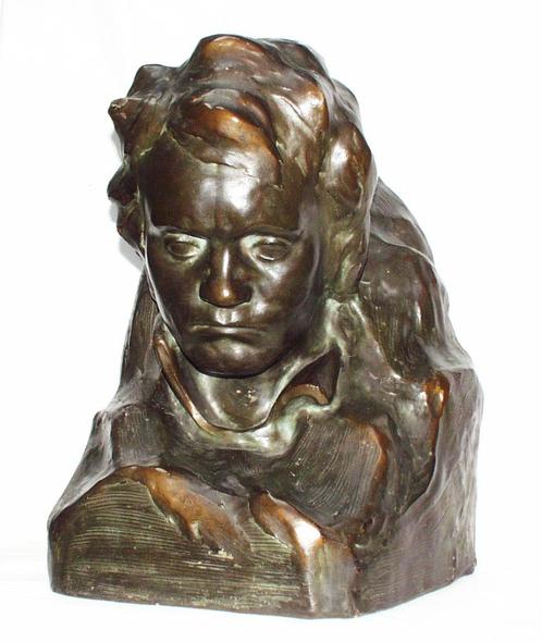 Buste Beethoven - Robrechts., Antiquités & Art, Art | Sculptures & Bois, Enlèvement ou Envoi