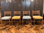 Mooie set van 4 vintage stoelen. Wordt als set verkocht., Antiek en Kunst, Ophalen
