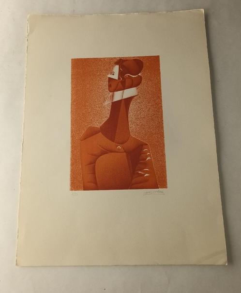 Diepdruk José Herrera - genummerd - handgesigneerd, Antiek en Kunst, Kunst | Litho's en Zeefdrukken, Ophalen of Verzenden