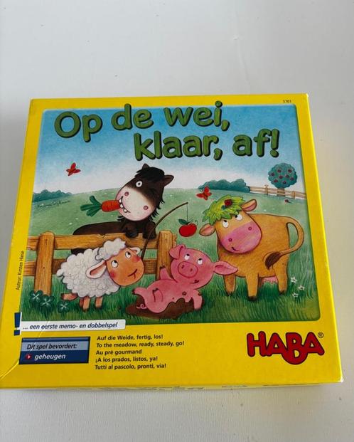 Jeu de société Haba, Sur le pré, c'est fait, terminé !, Enfants & Bébés, Jouets | Éducatifs & Créatifs, Comme neuf, Enlèvement ou Envoi