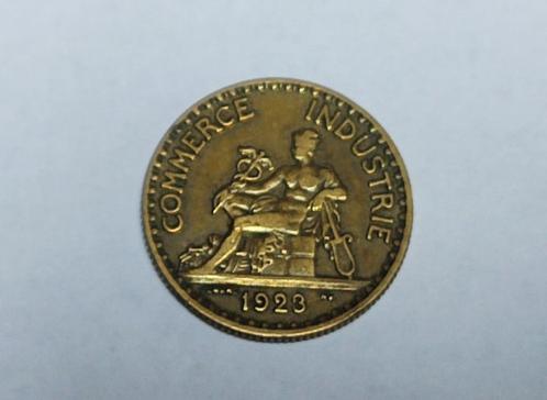 Franse munt: Commerce Industrie, 2 francs , van 1923, Verzamelen, Overige Verzamelen, Gebruikt, Ophalen of Verzenden