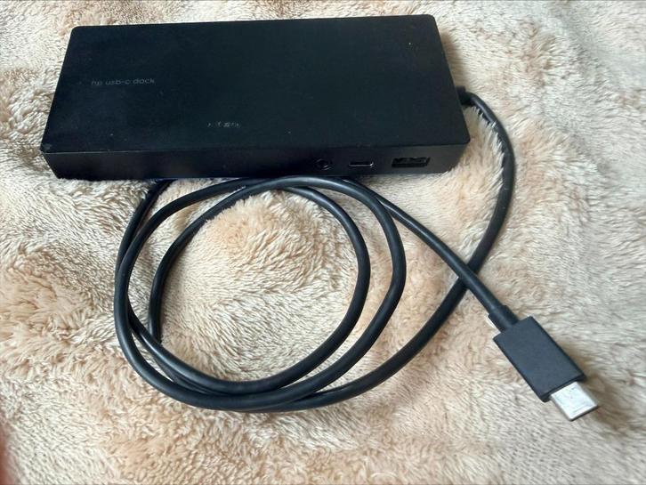 Docking Station HP Elite – USB C 4USB, HDMI, DisplayPort, RJ, Computers en Software, Dockingstations, Gebruikt, Docking station