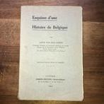 esquisse d'une histoire de Belgique par Van der Essen, Livres, Histoire nationale, Enlèvement ou Envoi, 19e siècle, Comme neuf