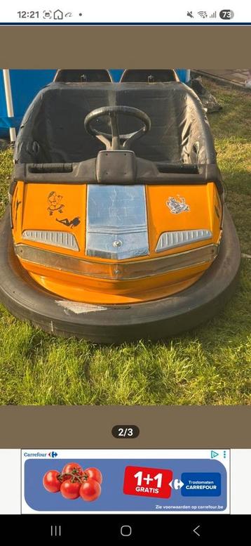 Zeer mooi botsauto, Enlèvement