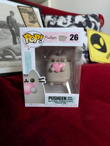 ZELDZAAM - Funko Pop Pusheen #26 — Pusheen met hart beschikbaar voor biedingen