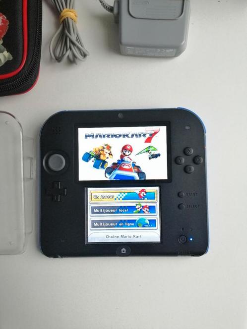 Nintendo 2ds avec Mario kart, Consoles de jeu & Jeux vidéo, Consoles de jeu | Nintendo 2DS & 3DS, Comme neuf, 2DS, Bleu, Avec jeux